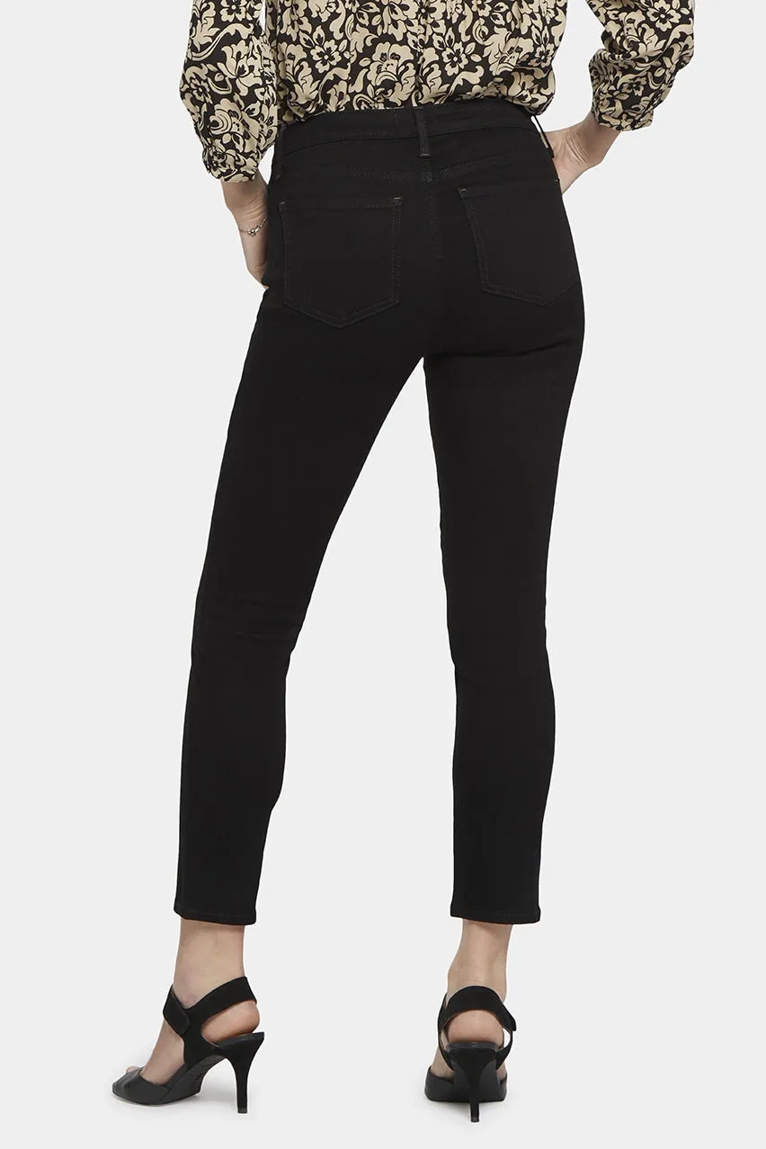 Alina Skinny Black Premium Denim | Black