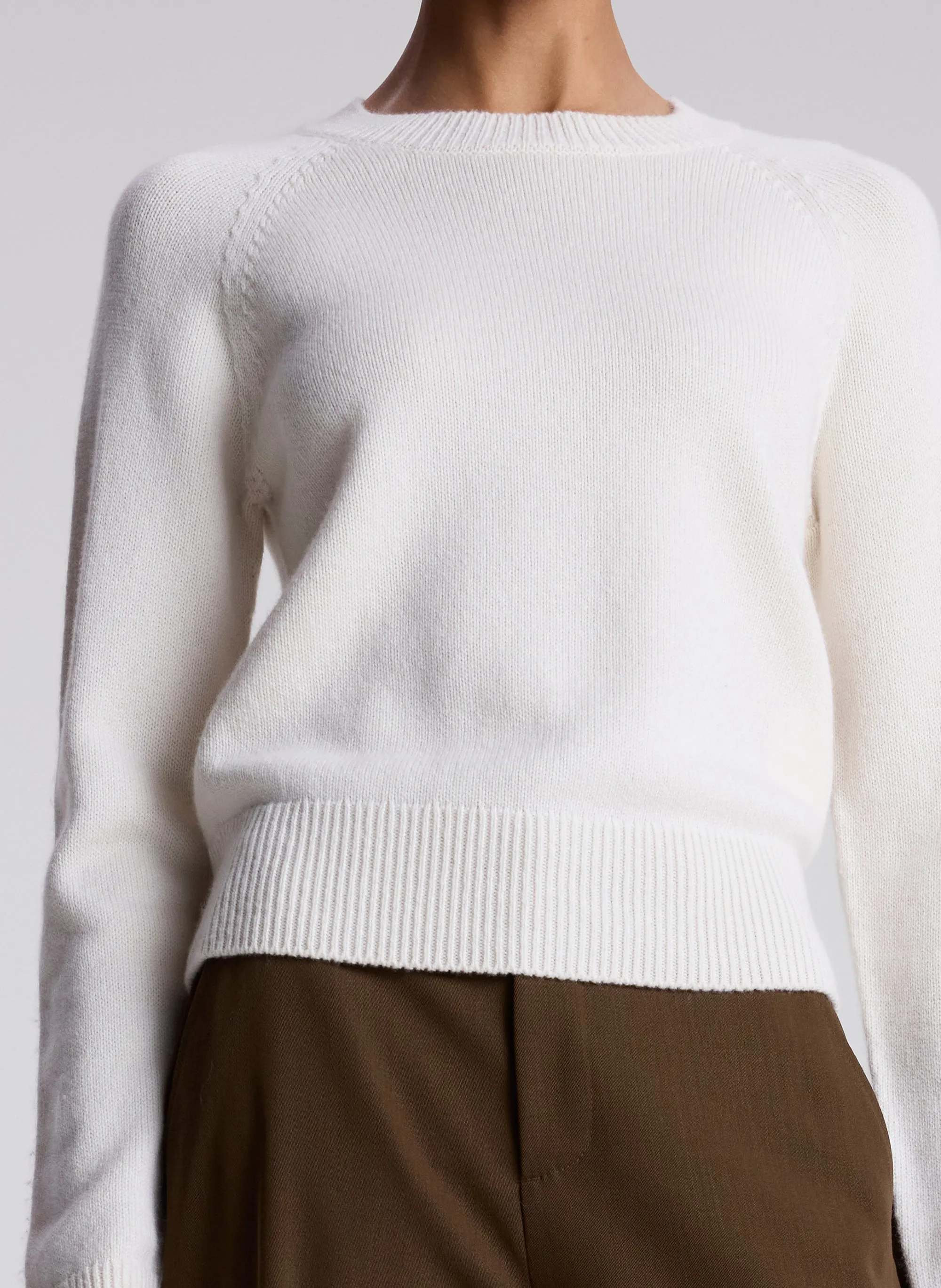 Ashtyn Cashmere Crew Neck Sweater