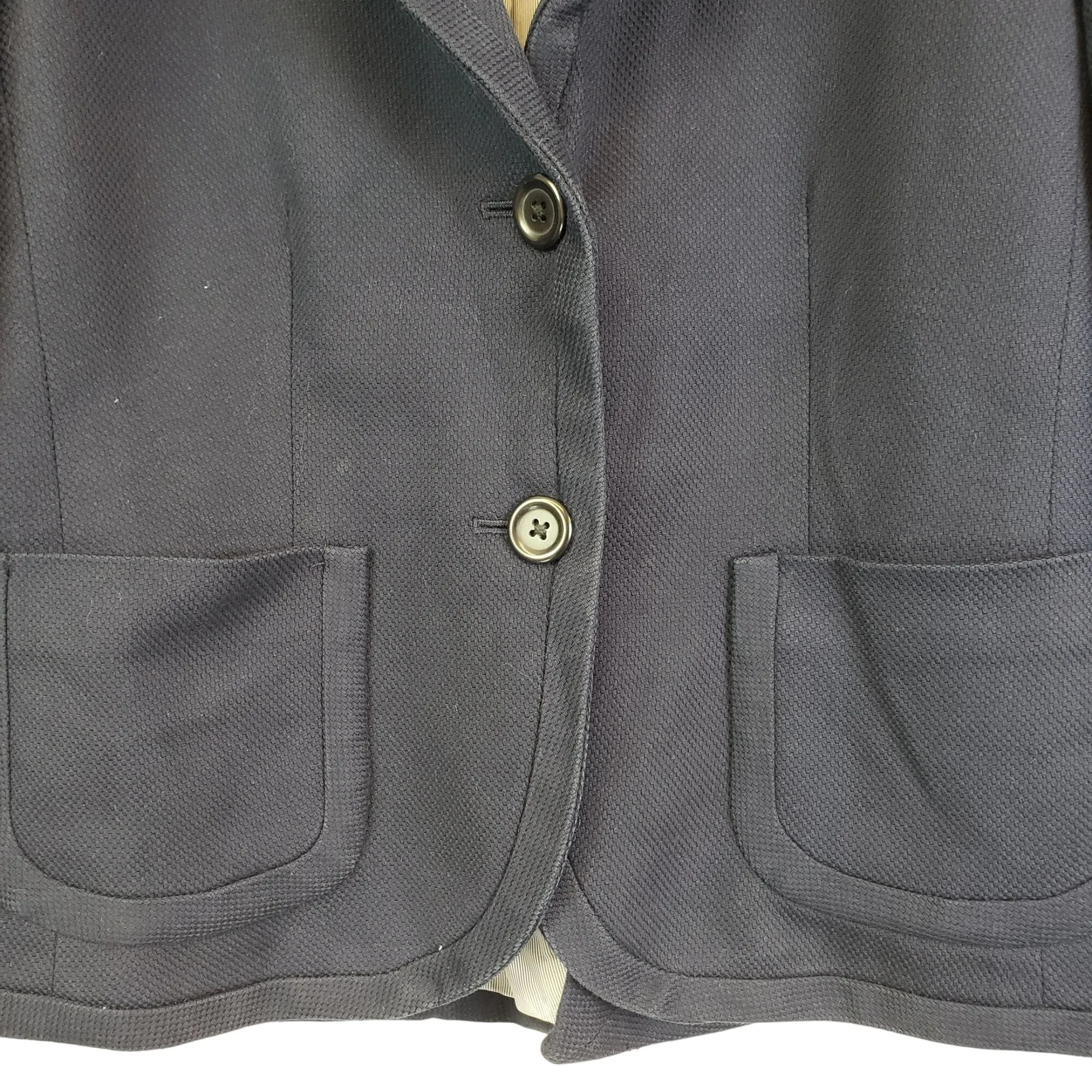 Banana Republic Woven Two Button Blazer Jacket Size 4