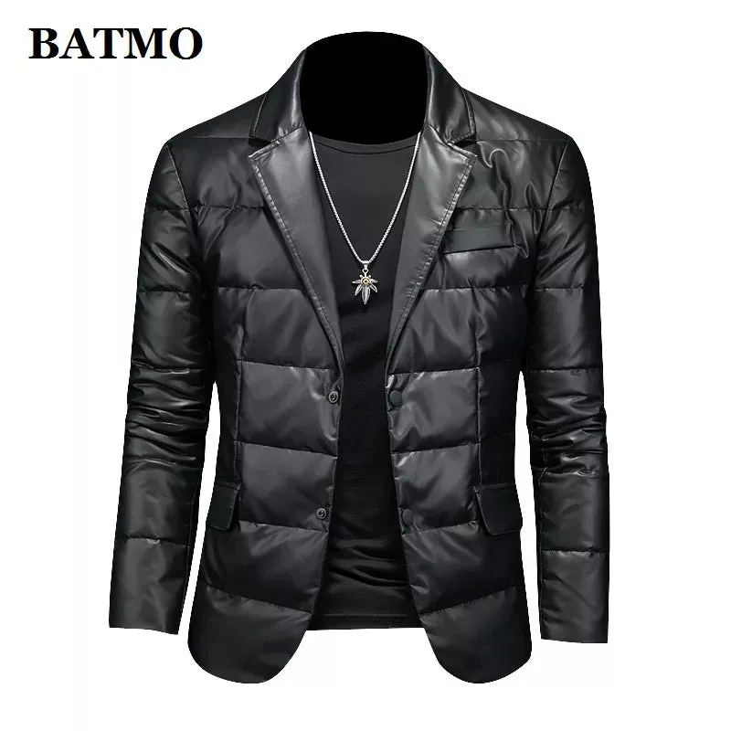 BATMO 2023 New arrival high quality Faux duck down leather jackets