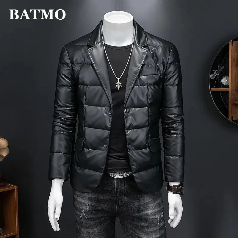 BATMO 2023 New arrival high quality Faux duck down leather jackets