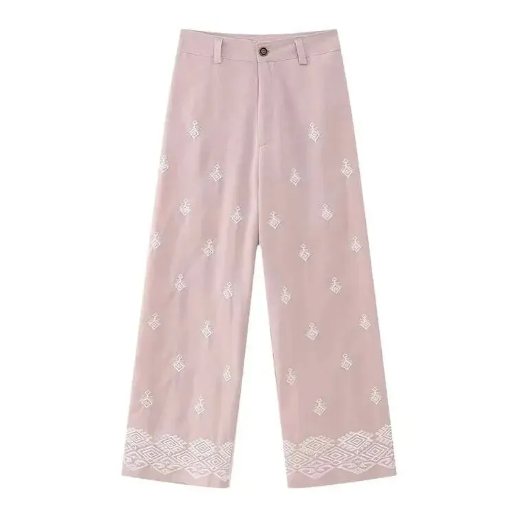 Bohemian Chic High Waist Pants
