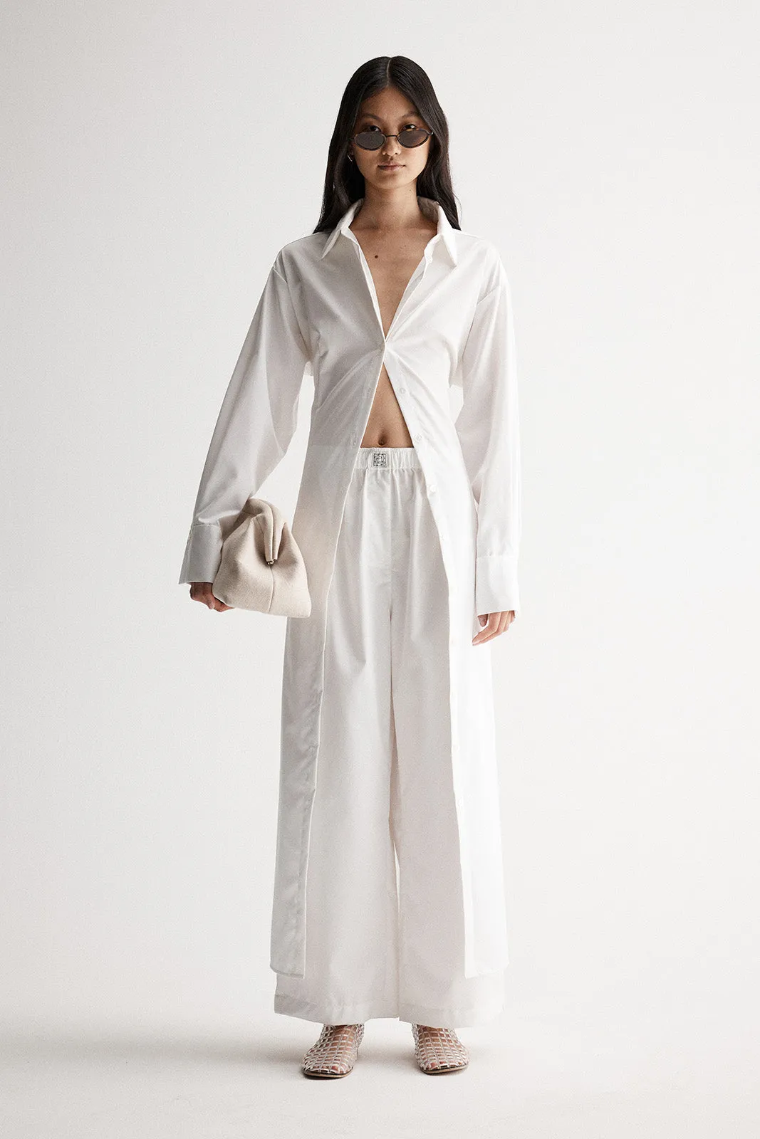Burleigh Shirt Dress White