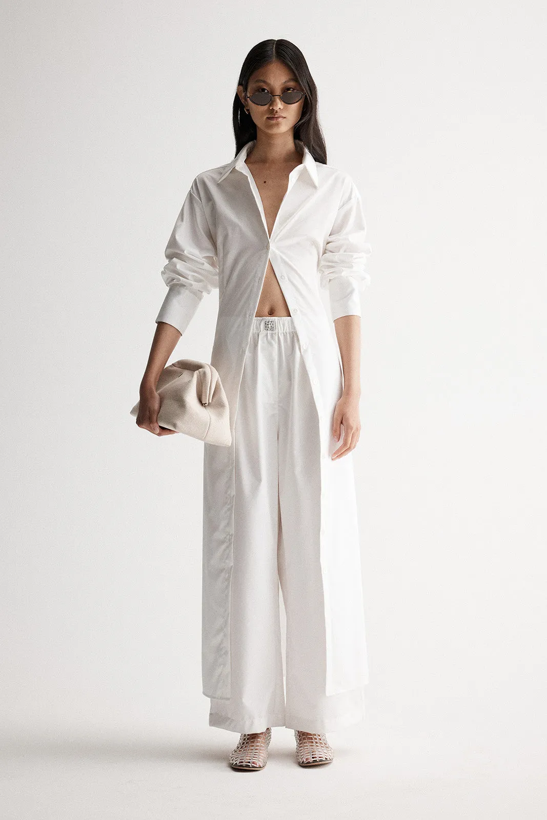 Burleigh Shirt Dress White