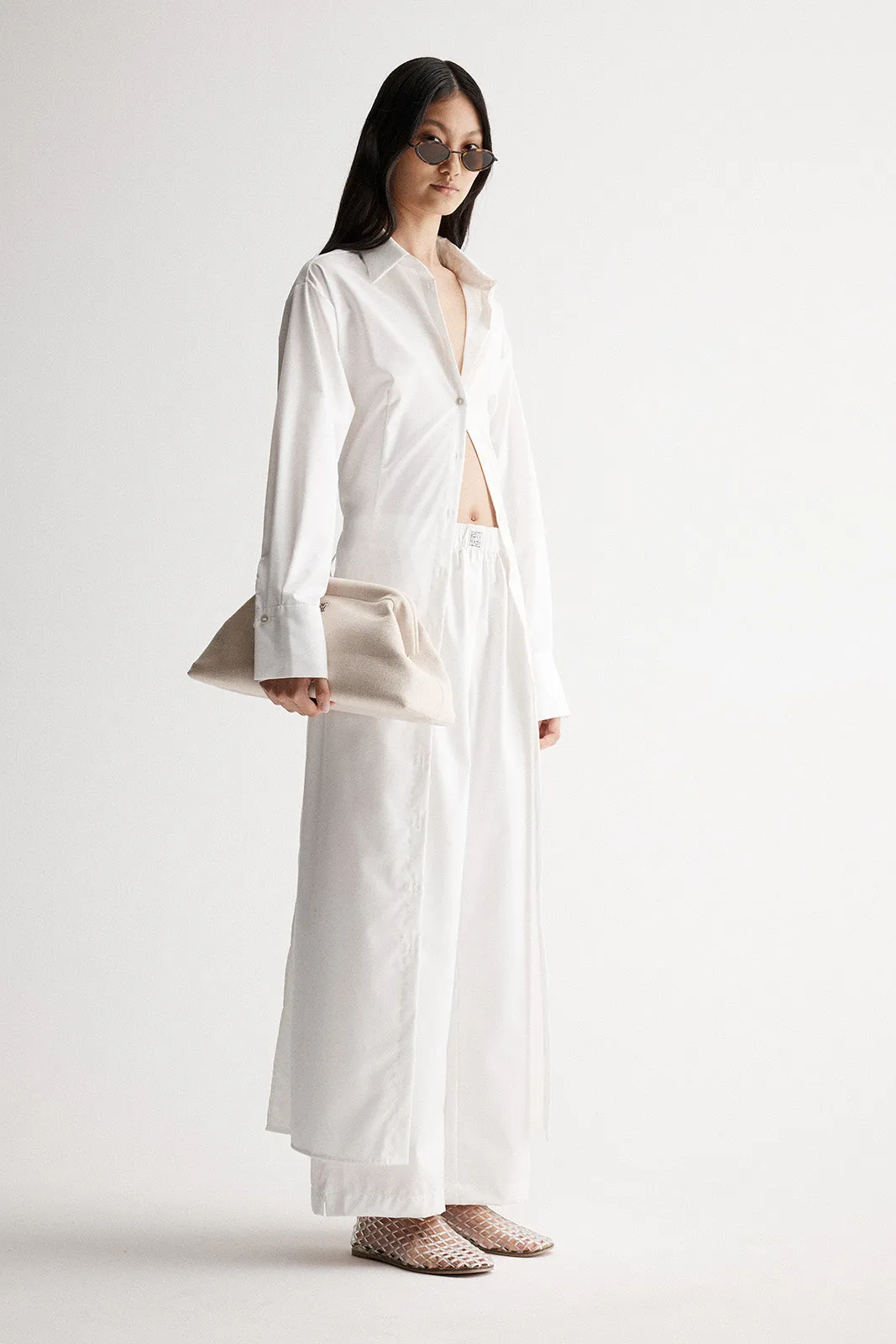 Burleigh Shirt Dress White