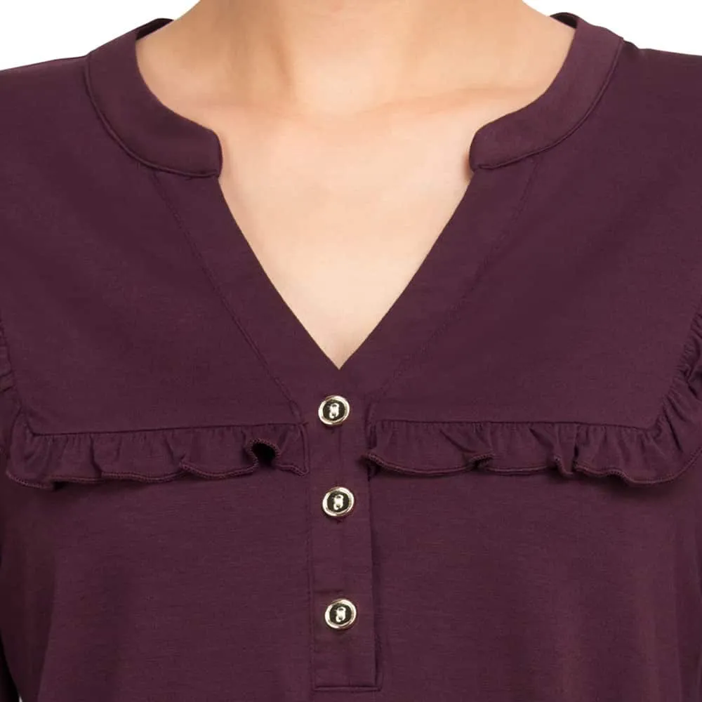 Button Up Office Chic Tunic