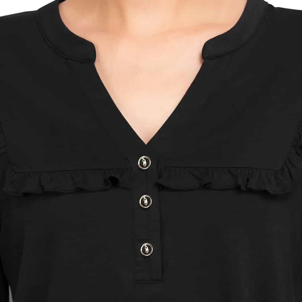 Button Up Office Chic Tunic