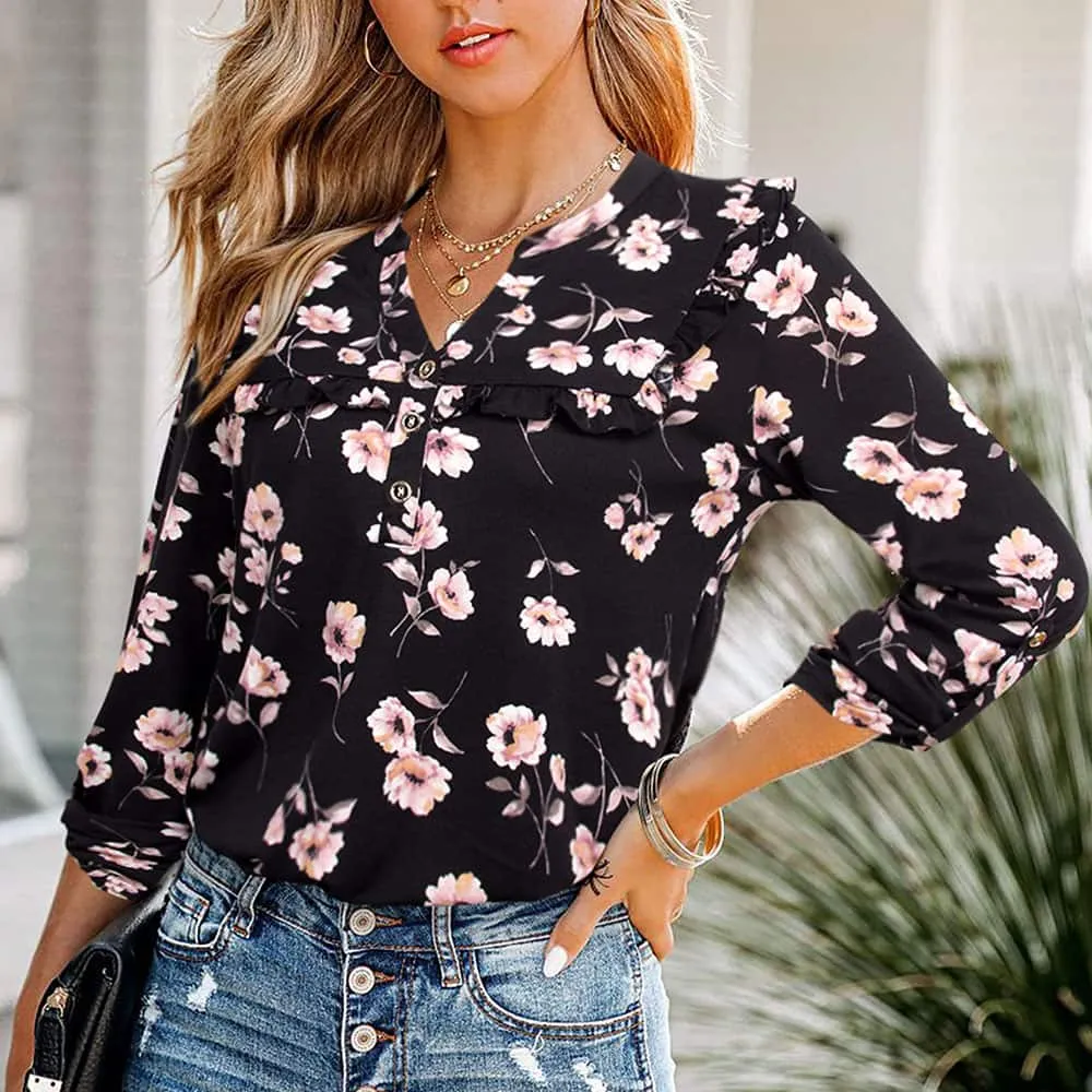 Button Up Office Chic Tunic