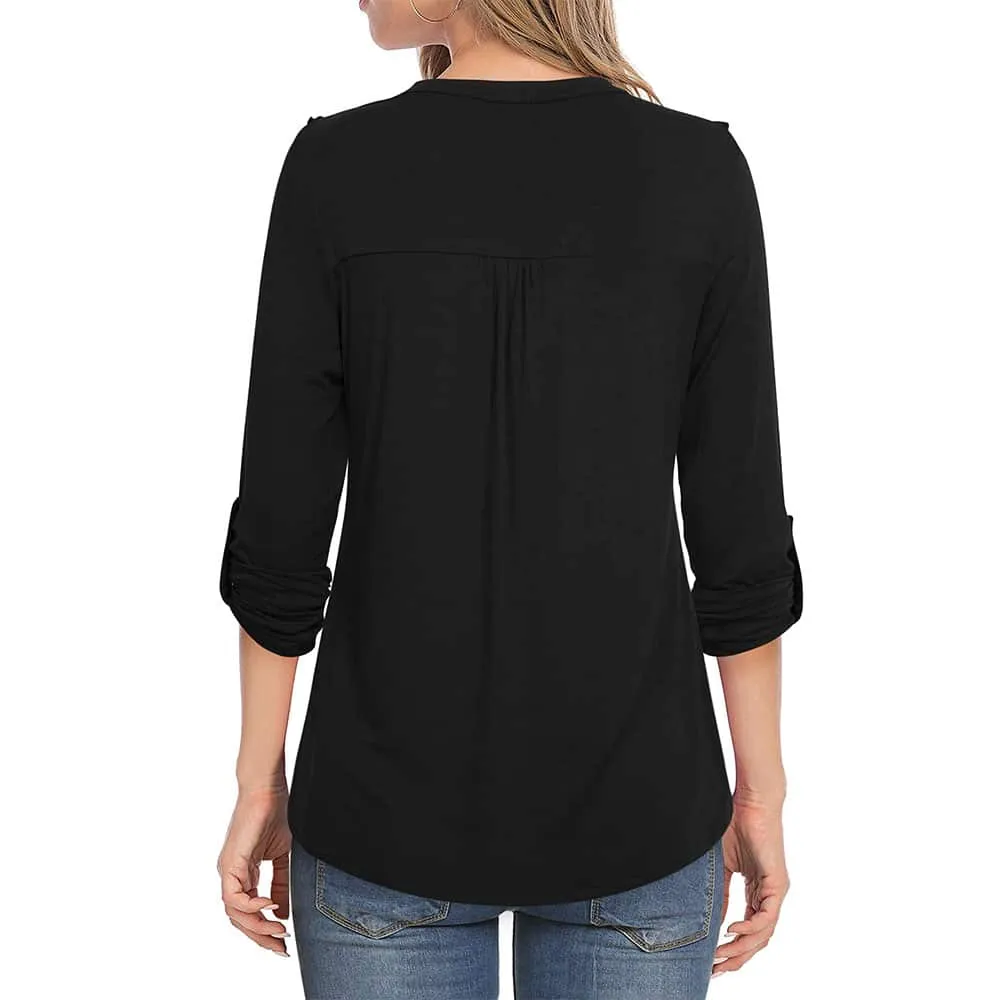 Button Up Office Chic Tunic