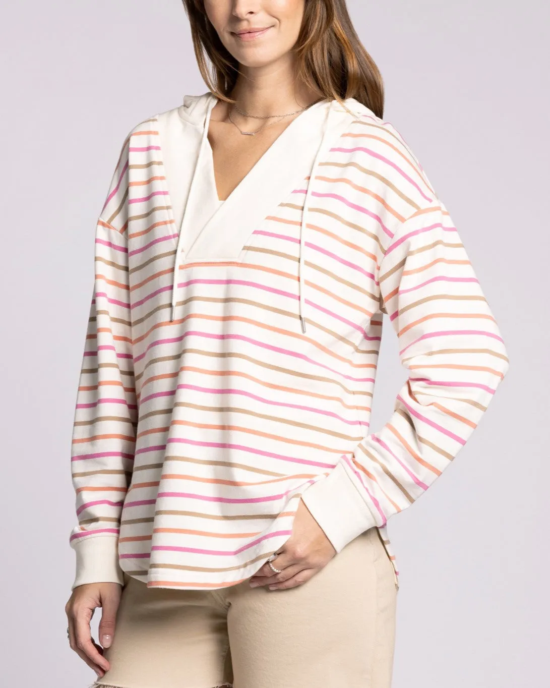 Corinna Hoodie - Fuchsia Multi