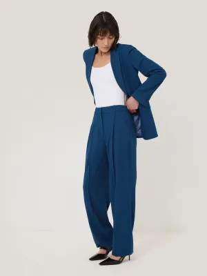 Dexter Crosshatch Trouser | Blue