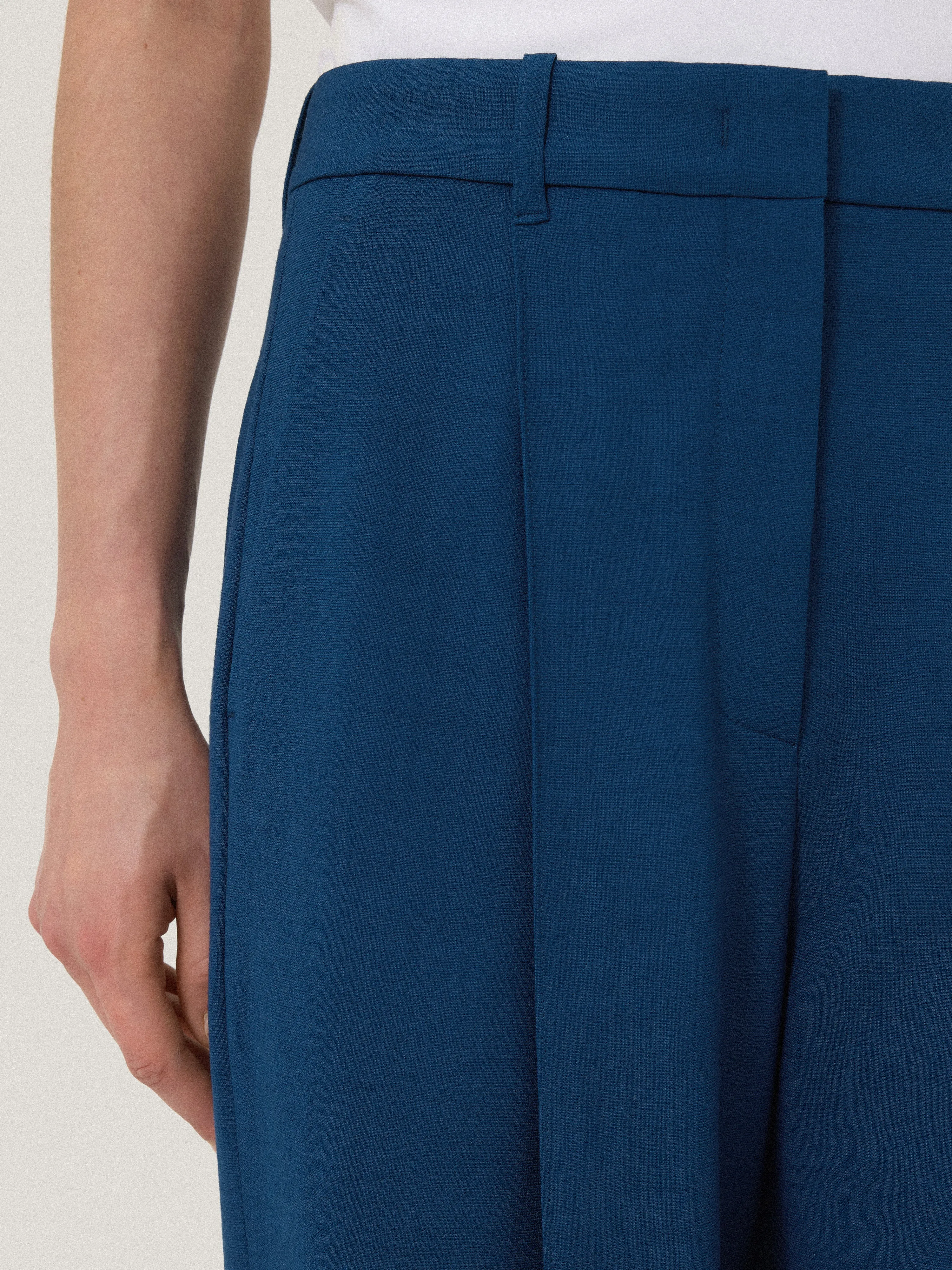 Dexter Crosshatch Trouser | Blue