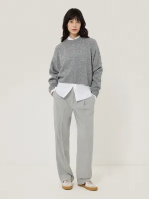 Dexter Crosshatch Trouser | Grey