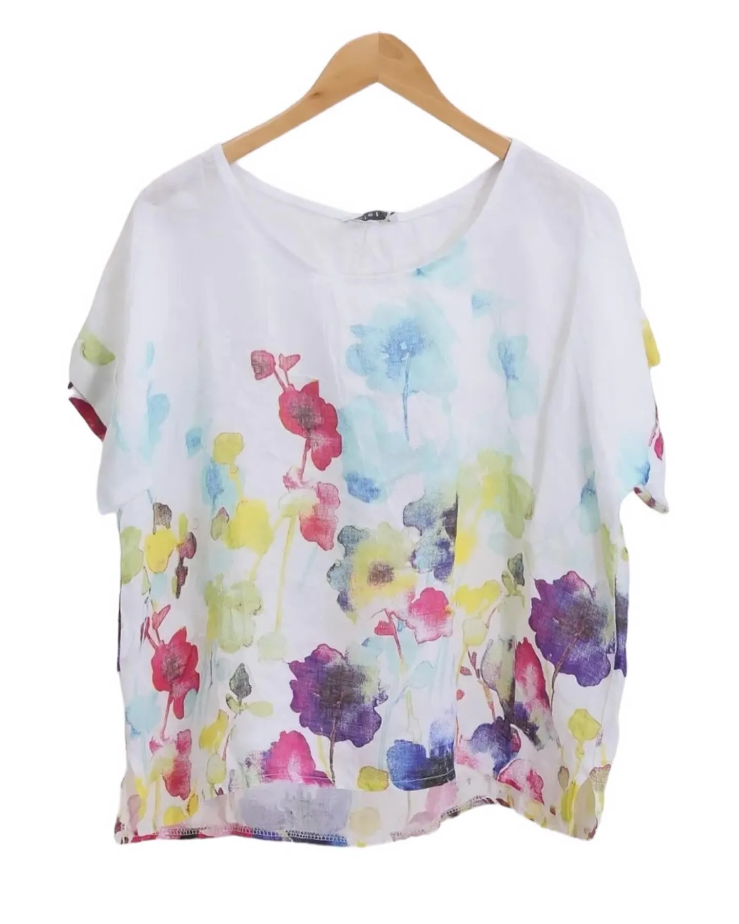 Flora linen top