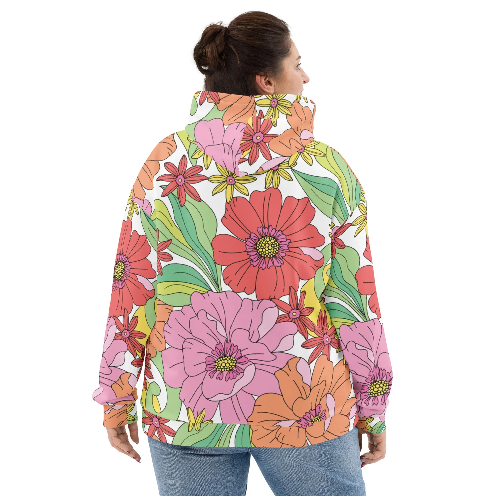 Floral Hoodie (Glamourange Spring Best Hoodies Collection - Flower Hoodies Print 003)