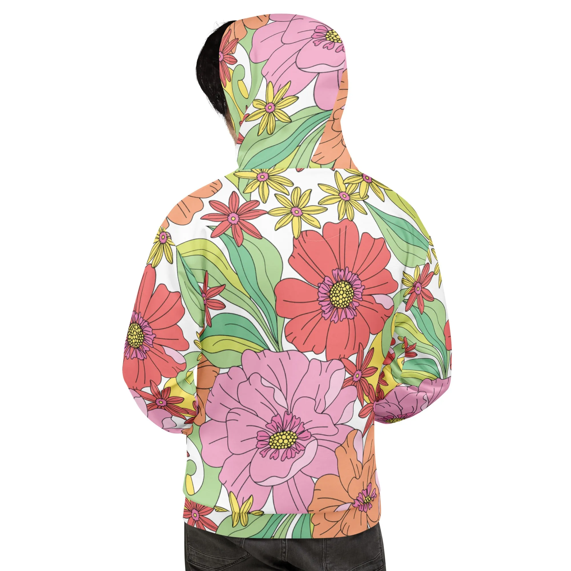 Floral Hoodie (Glamourange Spring Best Hoodies Collection - Flower Hoodies Print 003)