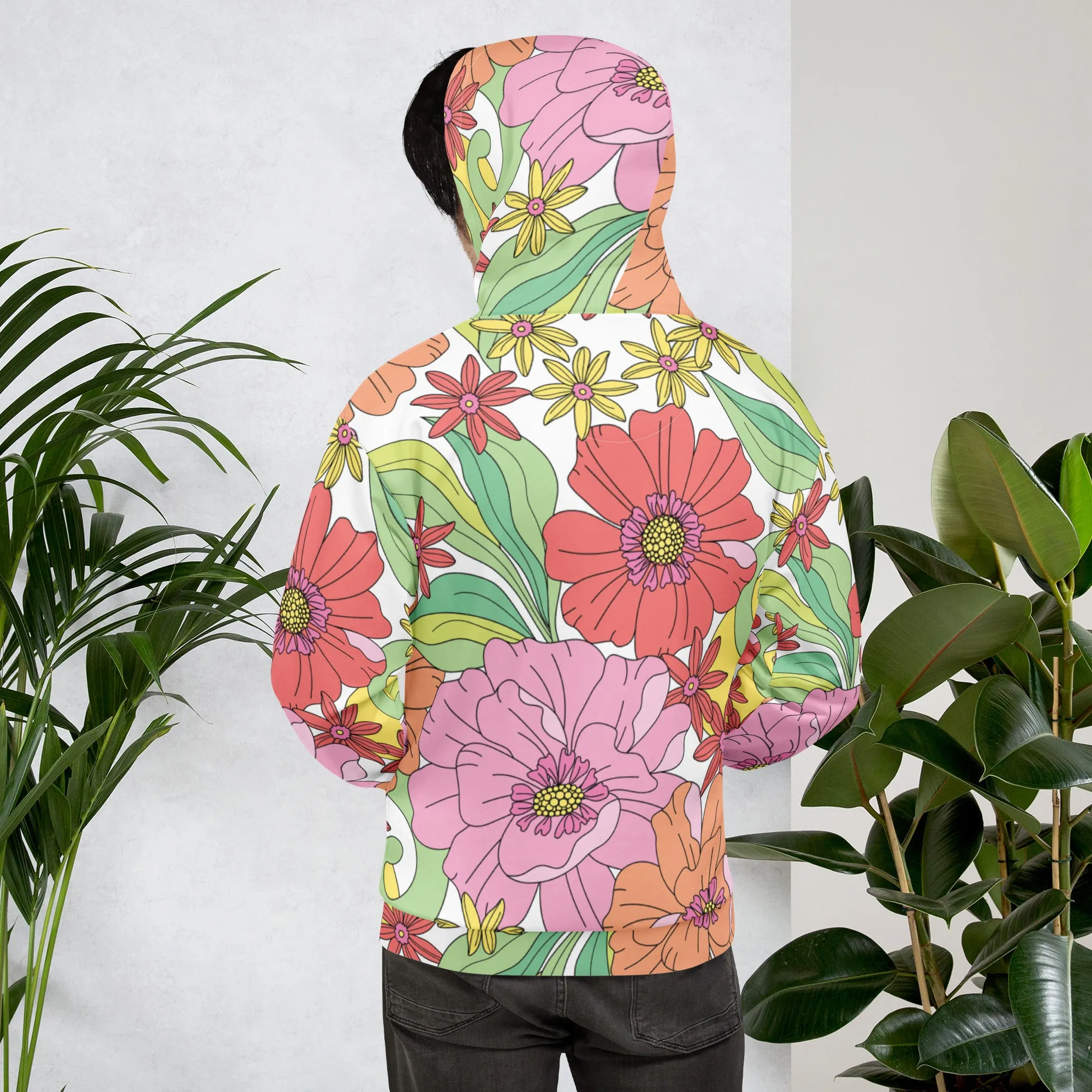 Floral Hoodie (Glamourange Spring Best Hoodies Collection - Flower Hoodies Print 003)