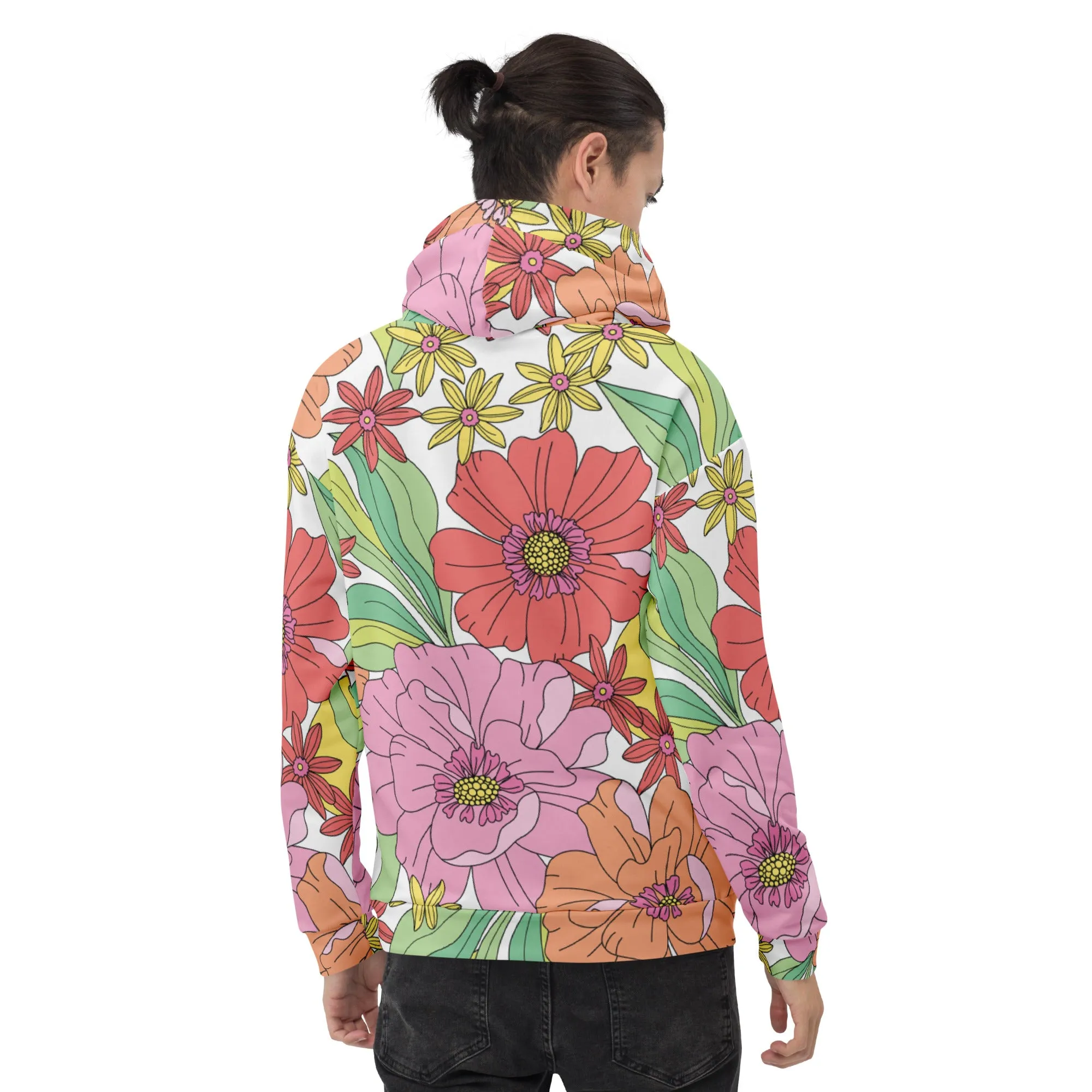 Floral Hoodie (Glamourange Spring Best Hoodies Collection - Flower Hoodies Print 003)