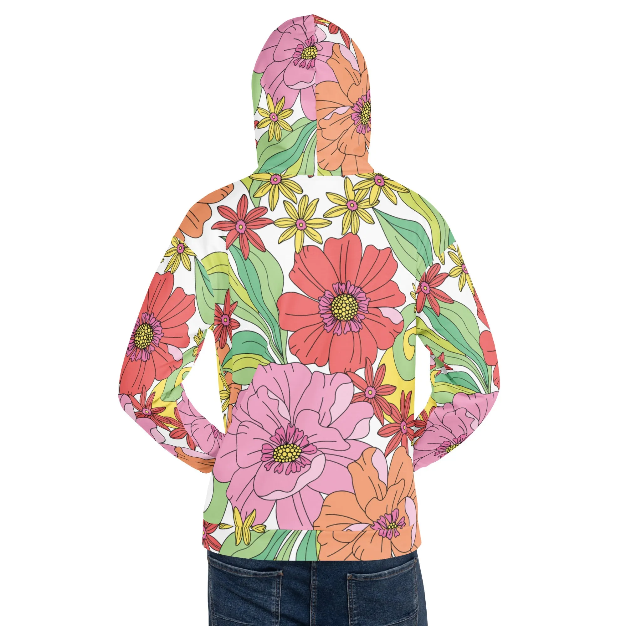 Floral Hoodie (Glamourange Spring Best Hoodies Collection - Flower Hoodies Print 003)