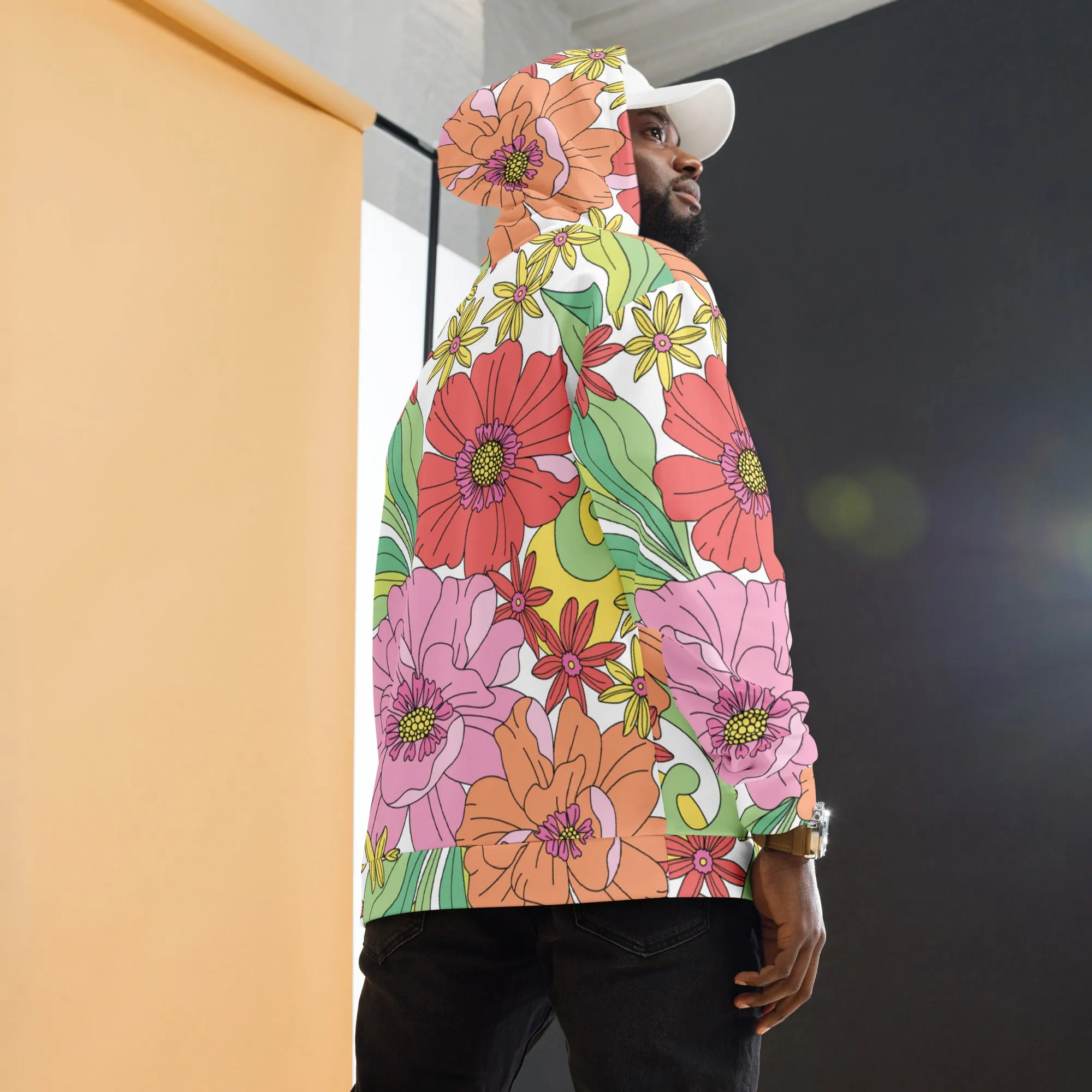 Floral Hoodie (Glamourange Spring Best Hoodies Collection - Flower Hoodies Print 003)