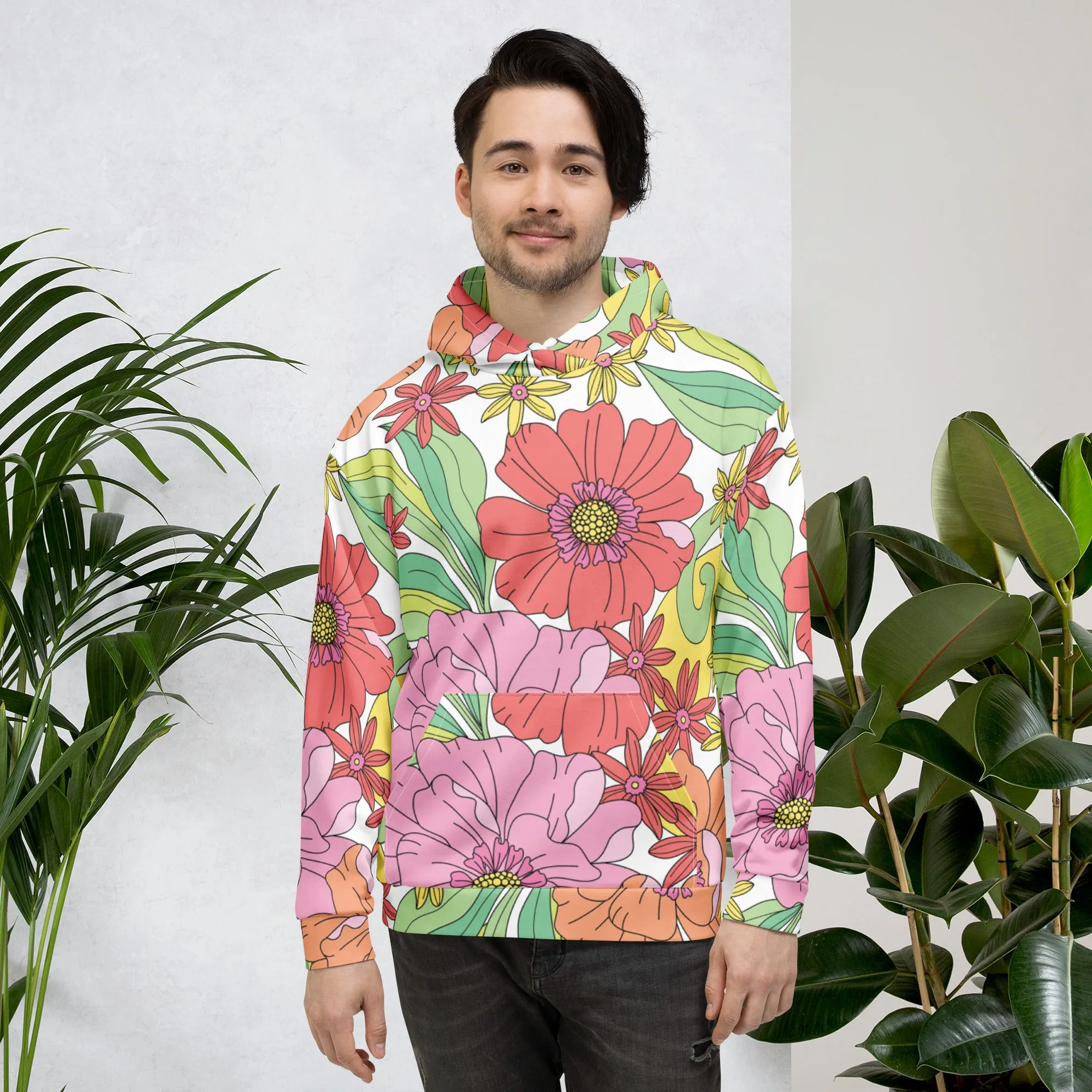 Floral Hoodie (Glamourange Spring Best Hoodies Collection - Flower Hoodies Print 003)