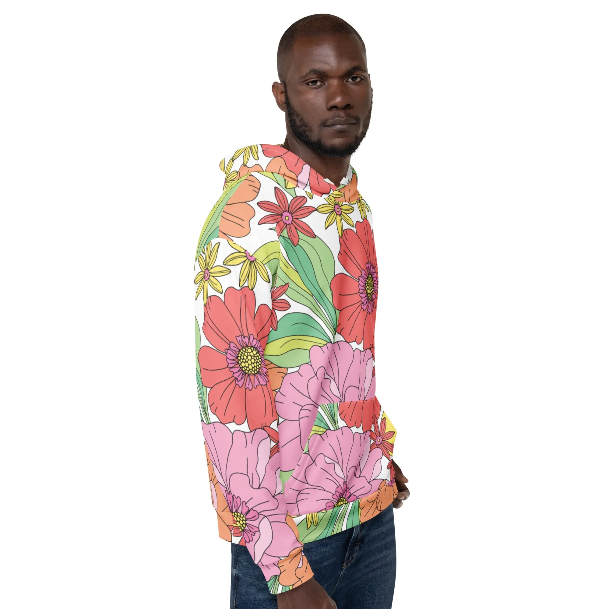 Floral Hoodie (Glamourange Spring Best Hoodies Collection - Flower Hoodies Print 003)