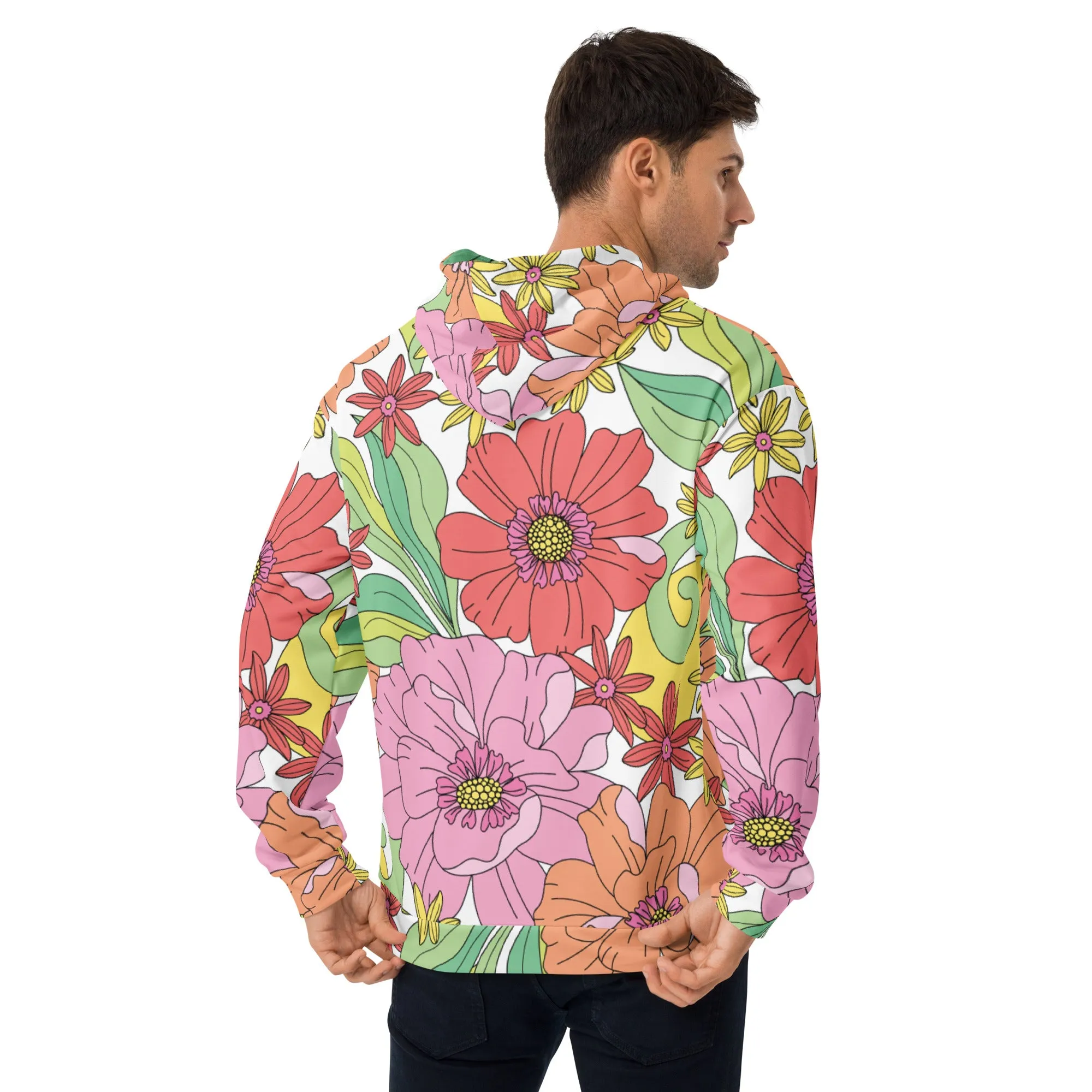 Floral Hoodie (Glamourange Spring Best Hoodies Collection - Flower Hoodies Print 003)