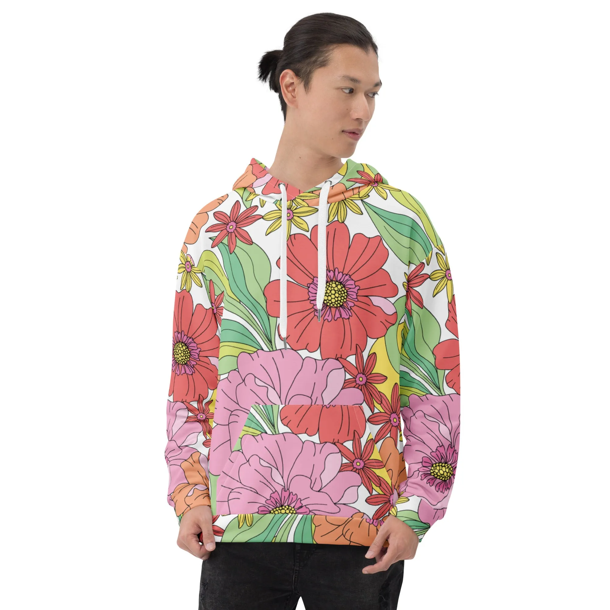 Floral Hoodie (Glamourange Spring Best Hoodies Collection - Flower Hoodies Print 003)