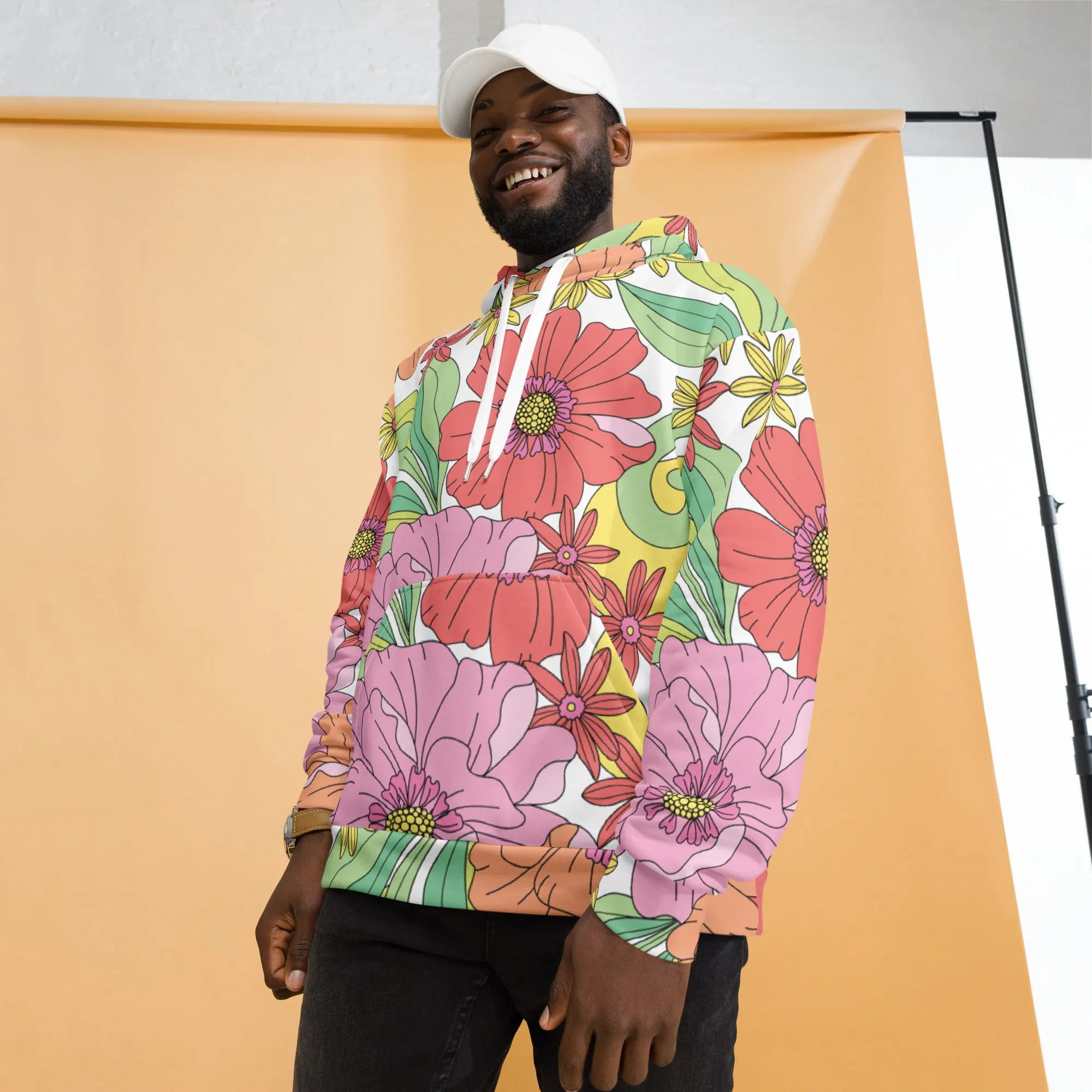Floral Hoodie (Glamourange Spring Best Hoodies Collection - Flower Hoodies Print 003)