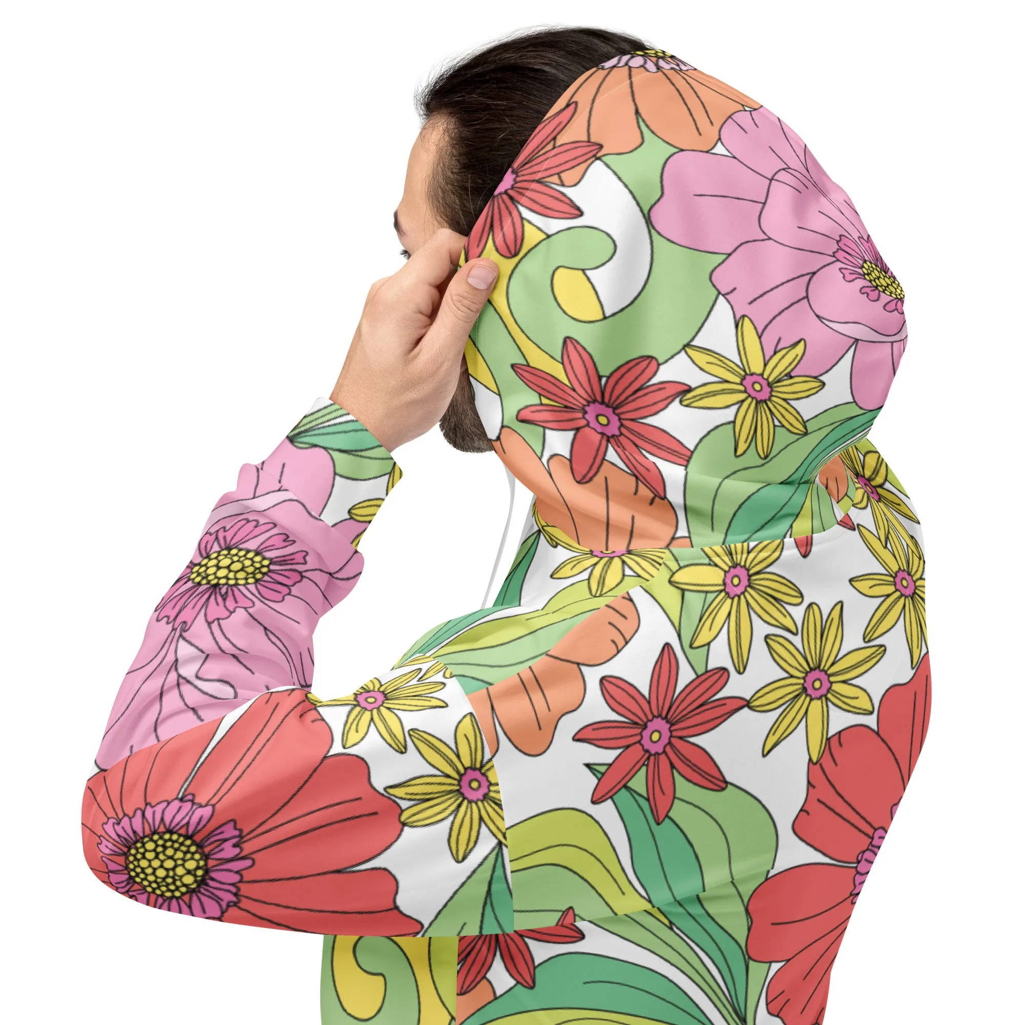 Floral Hoodie (Glamourange Spring Best Hoodies Collection - Flower Hoodies Print 003)