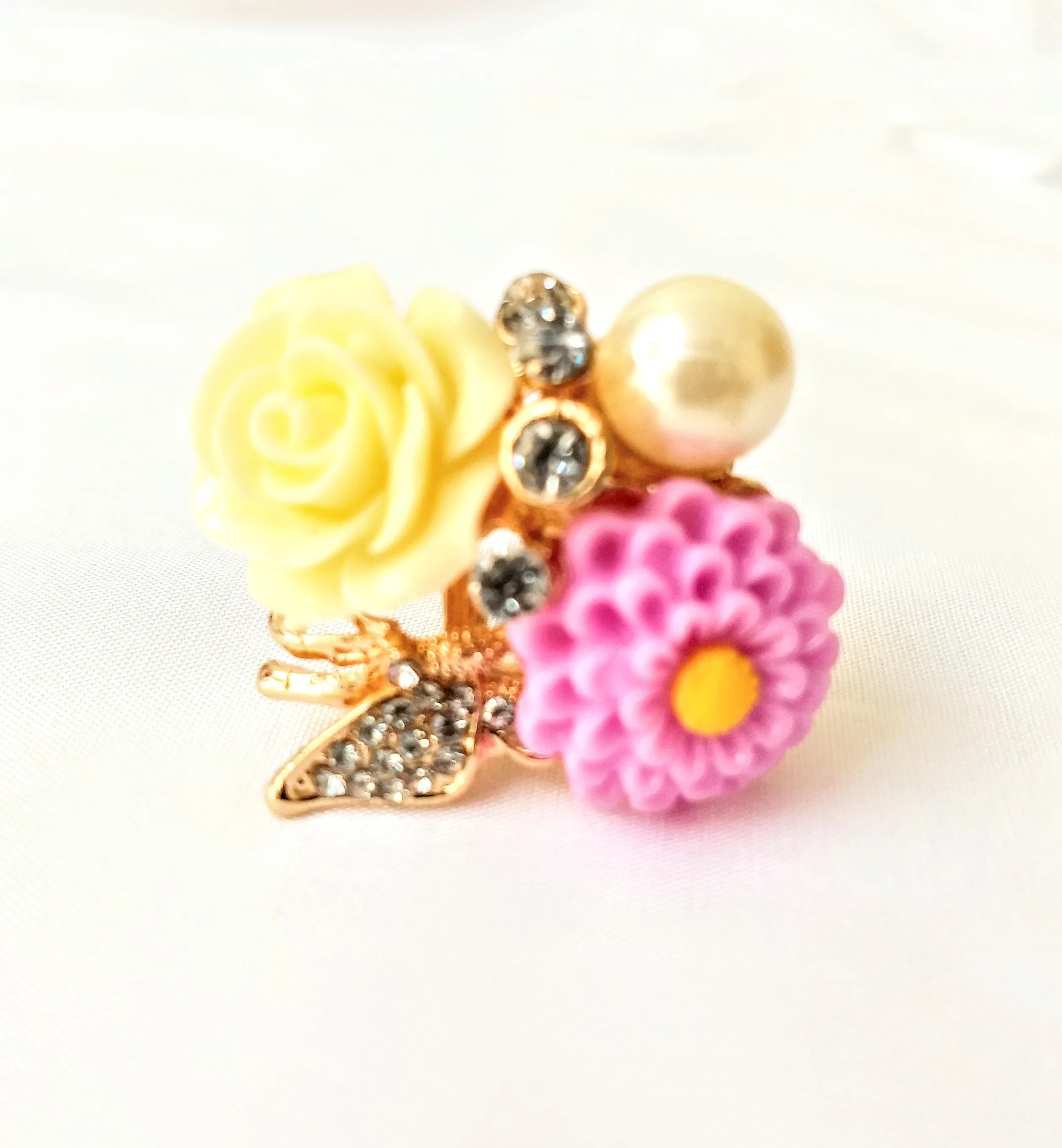 Flower Ring For Matching Dresses