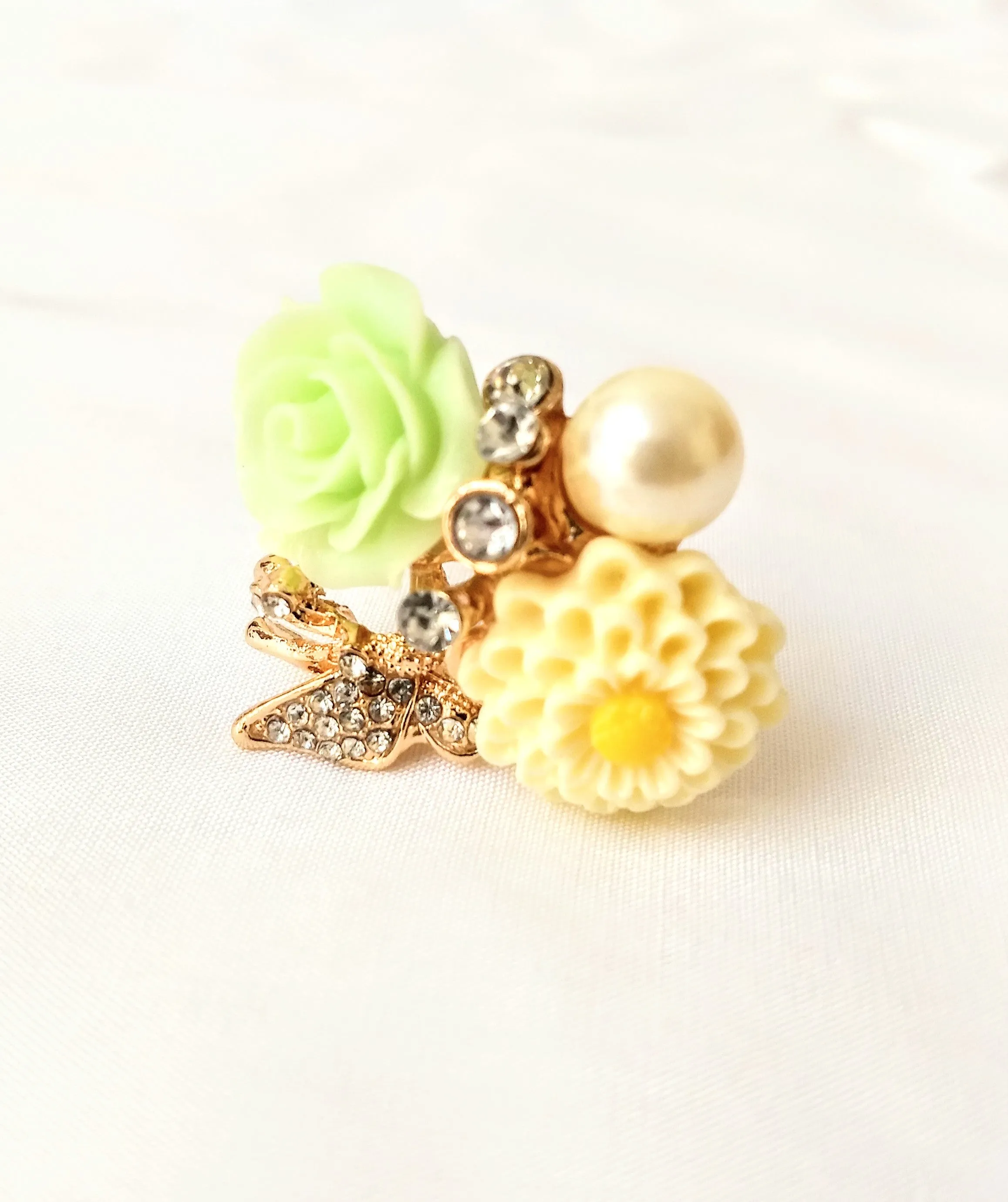 Flower Ring For Matching Dresses