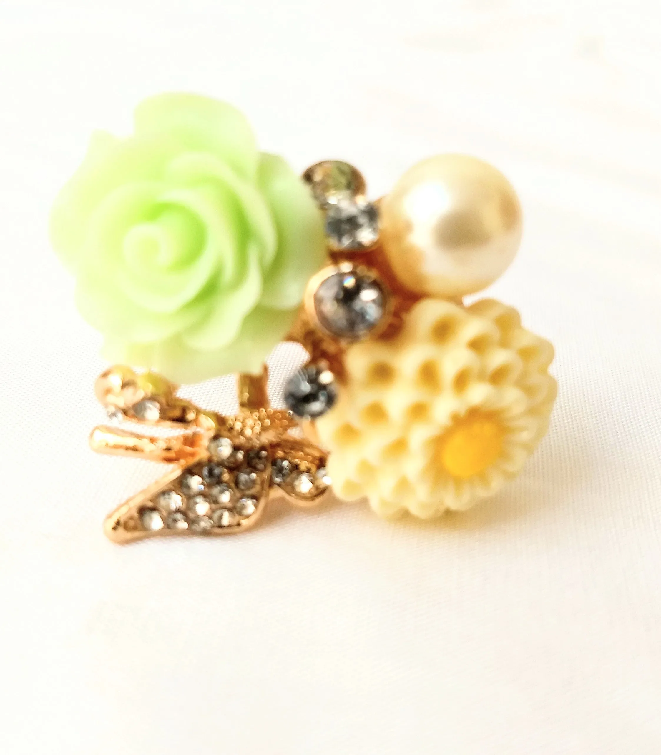 Flower Ring For Matching Dresses