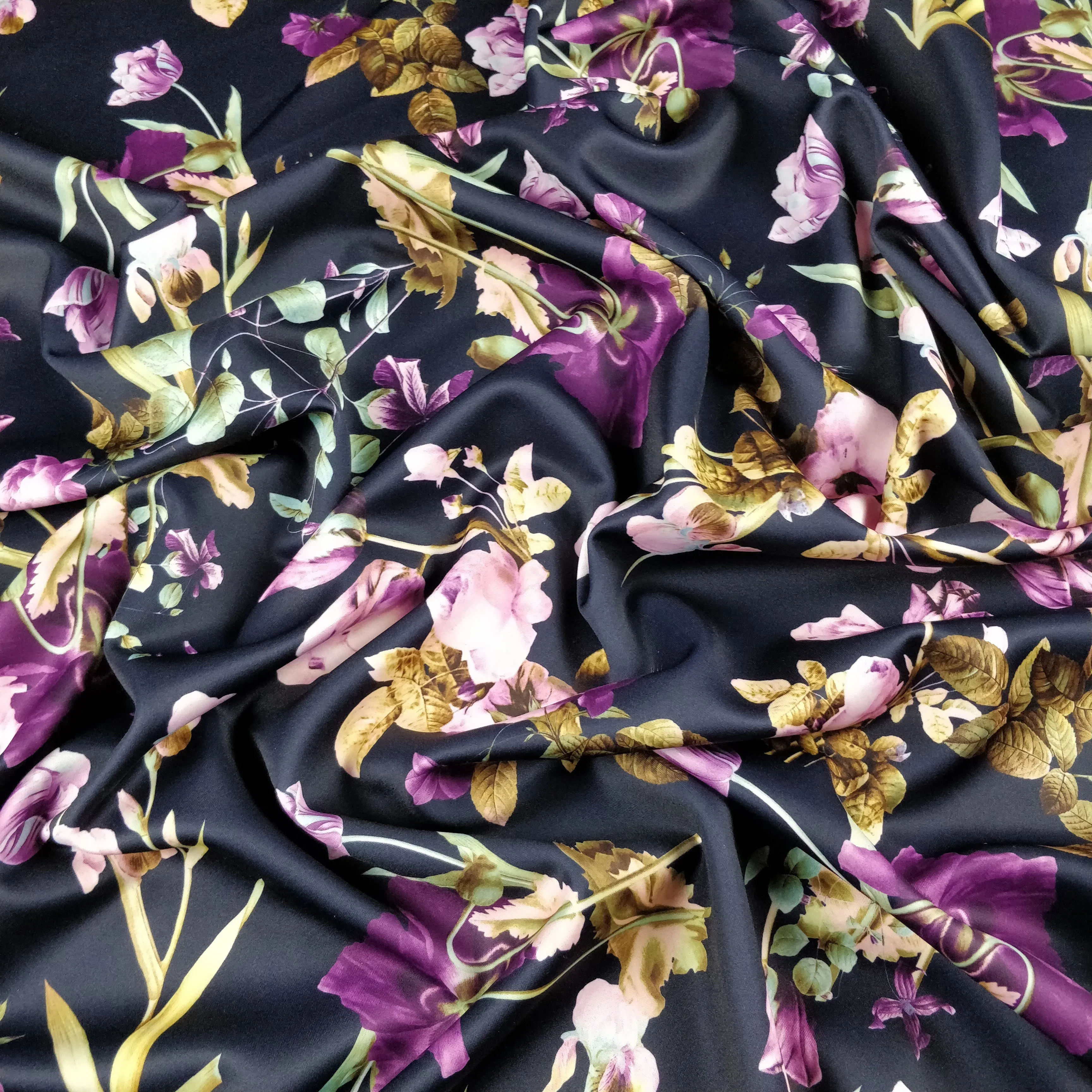 FS334 Purple Floral