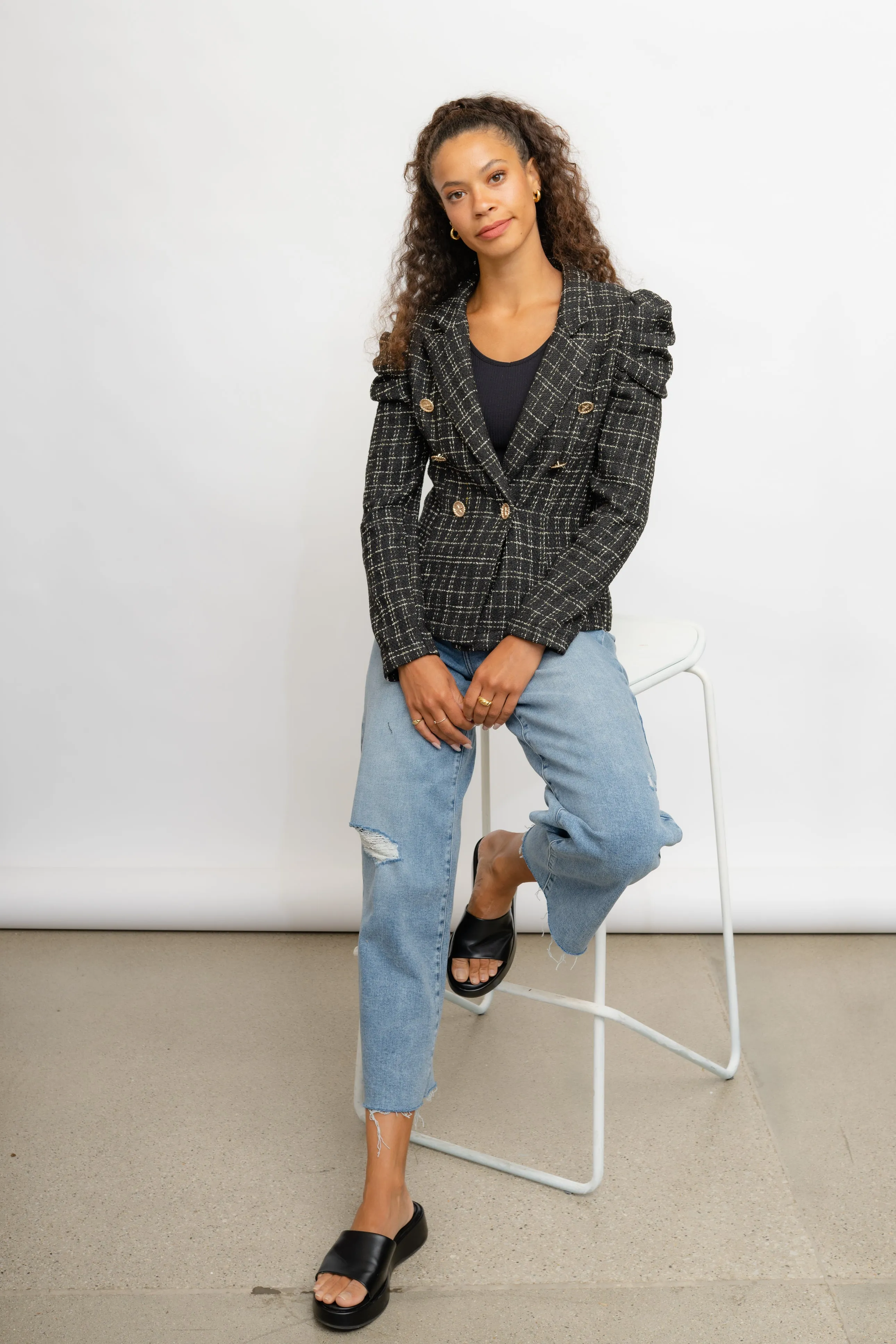 GIOVANA  TWEED BLAZER