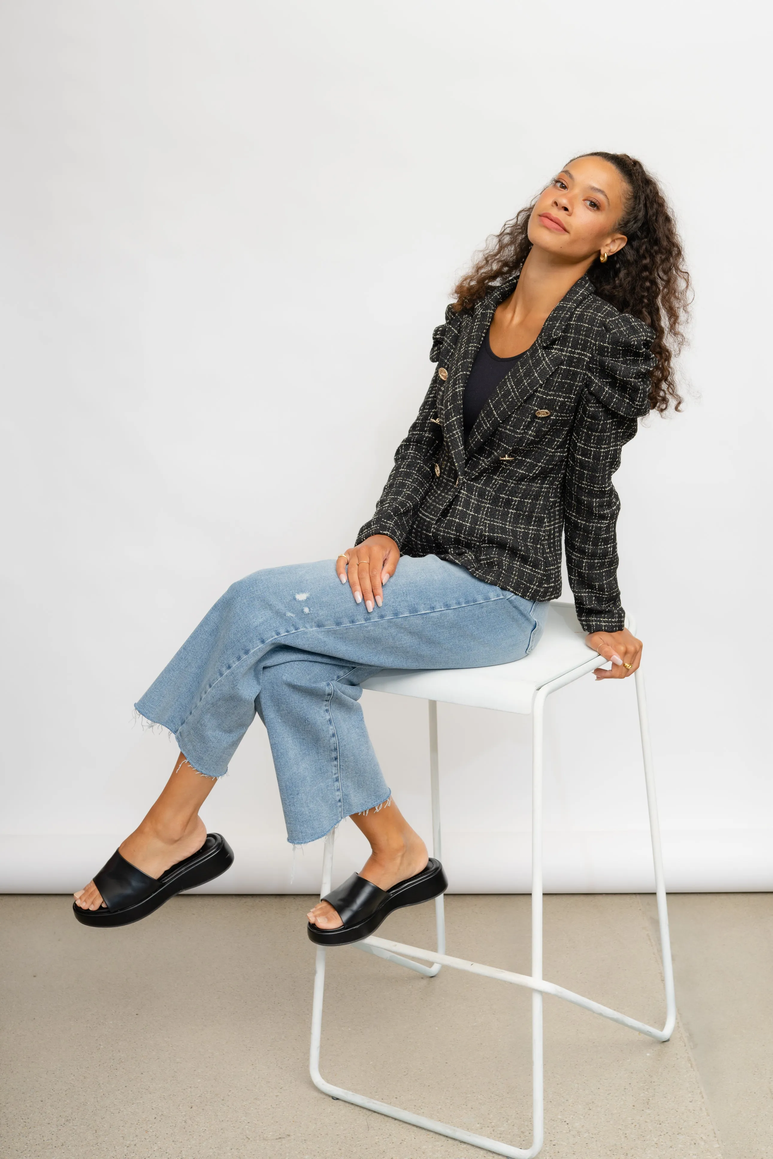 GIOVANA  TWEED BLAZER