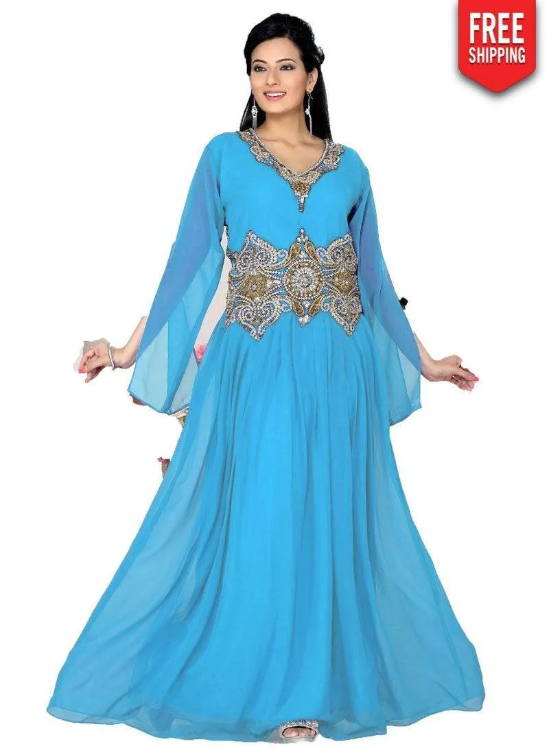 Glamorous Embroidered Stylish Kaftan Dresses