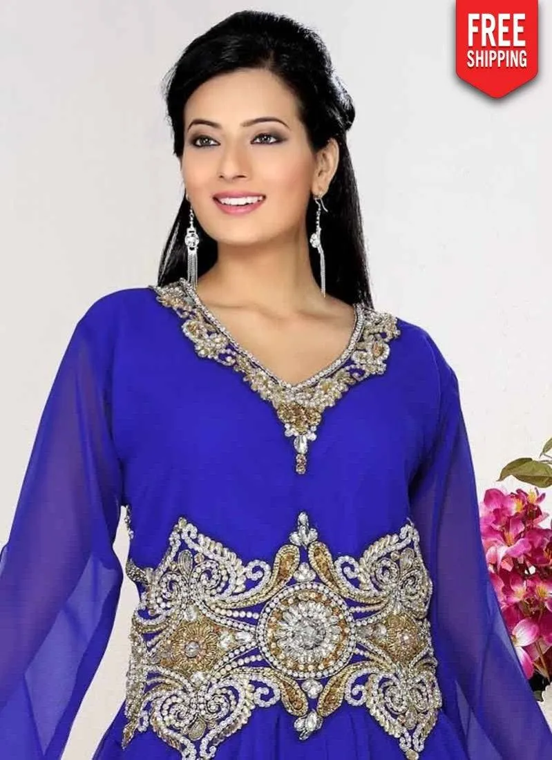 Glamorous Embroidered Stylish Kaftan Dresses