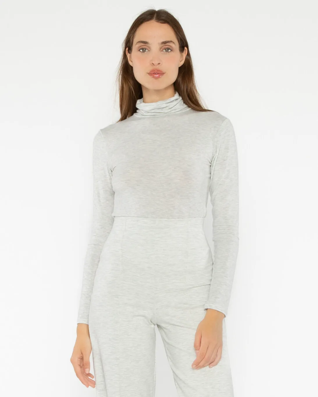 Heather Grey Turtleneck