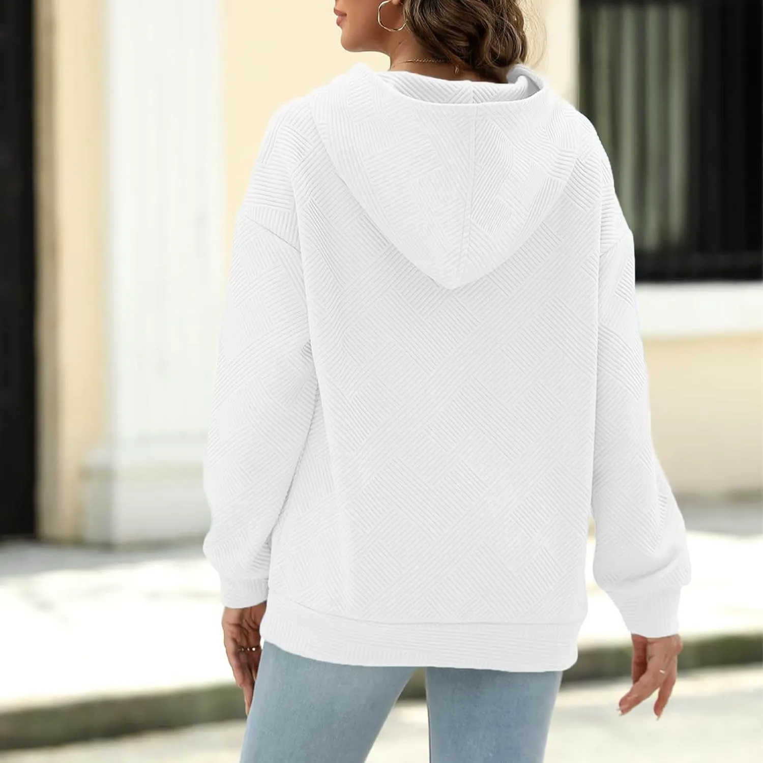 Hoodies For Women 2024 Casual Fall Teen Girls y2k Outfits Loose Long Sleeve Hooded Sweatshirt Pullover Tops Trendy