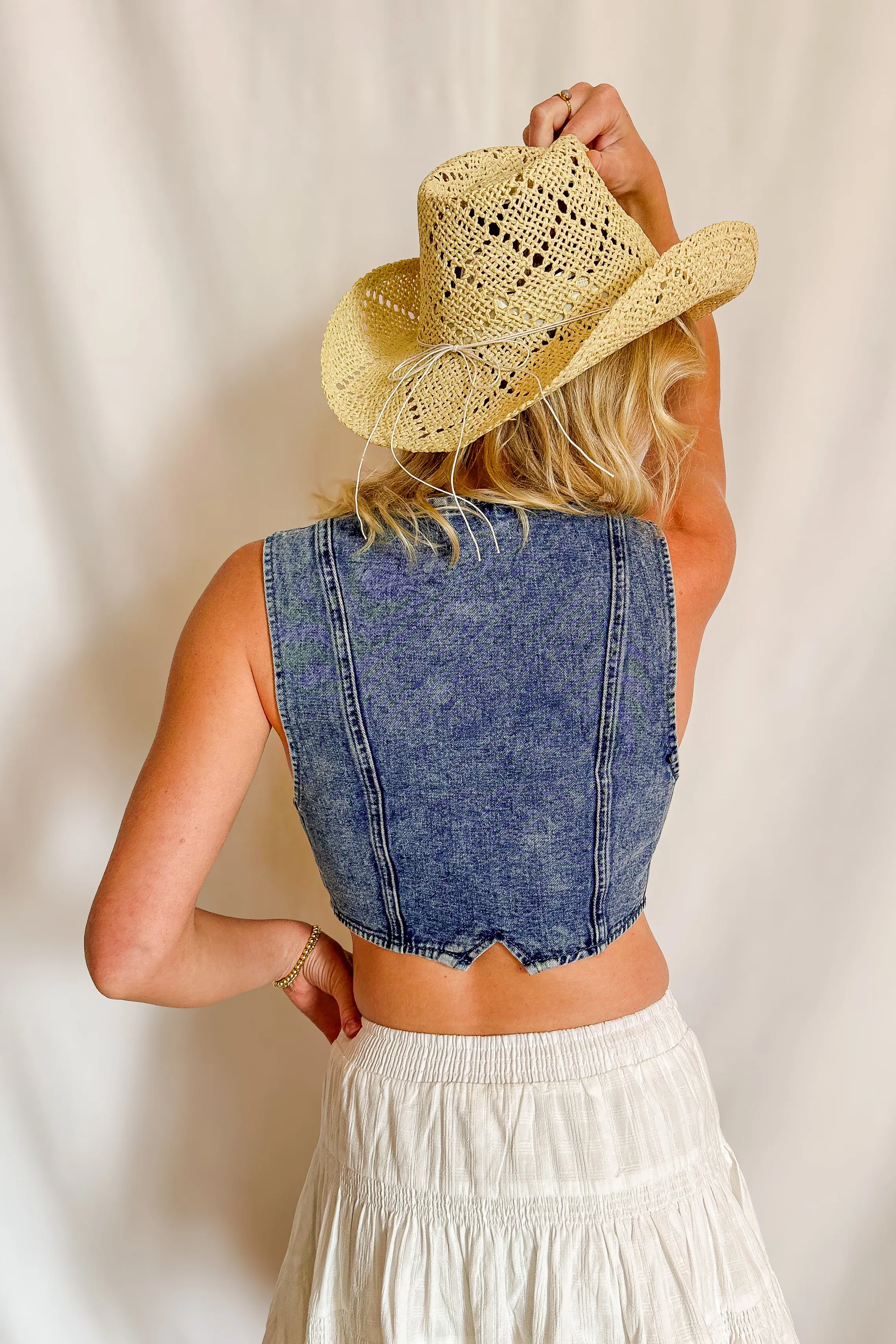 Jacquard Tiered Mini Skirt / White