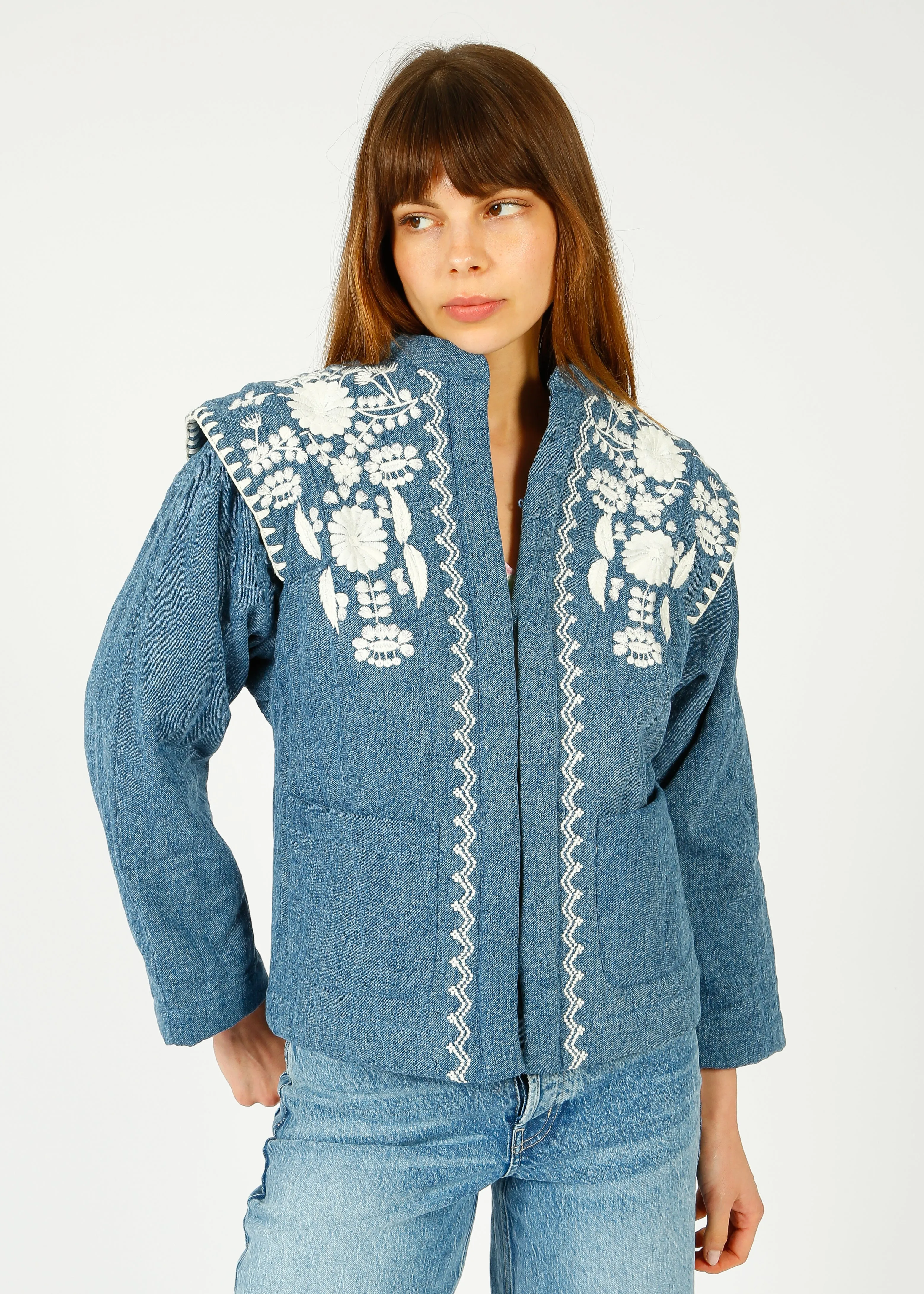 LM Maurice Jacket in Stone Blue
