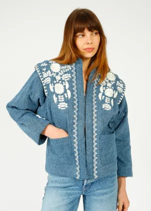 LM Maurice Jacket in Stone Blue