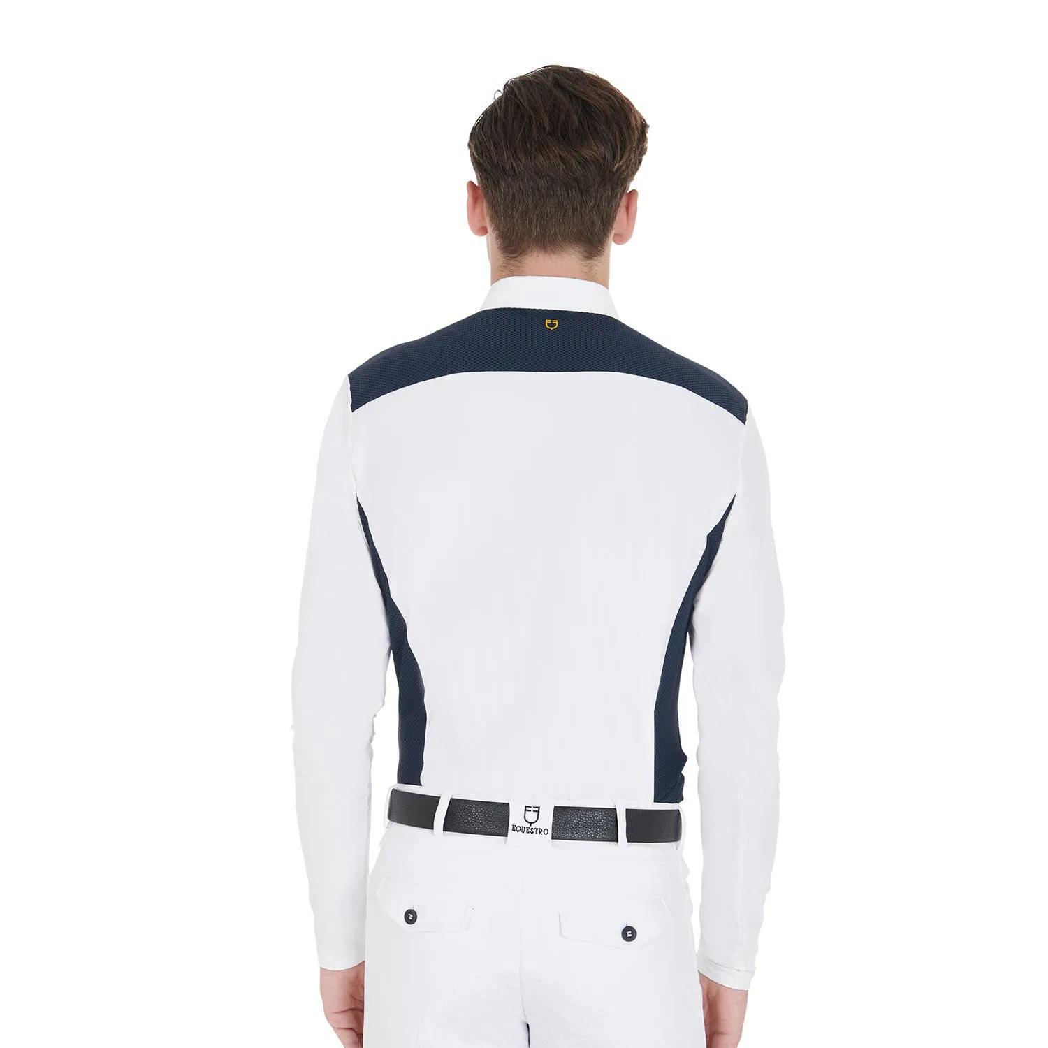 Men's Long Sleeve Show Shirt Two-Tone