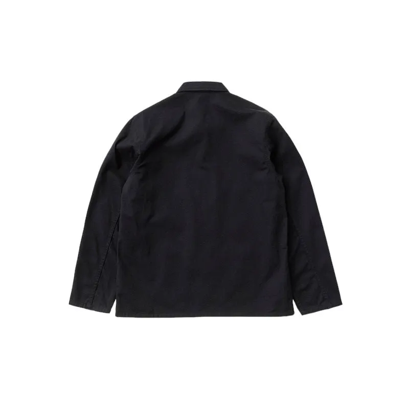 Nudie Jeans Buddy Classic Chore Jacket: NAVY