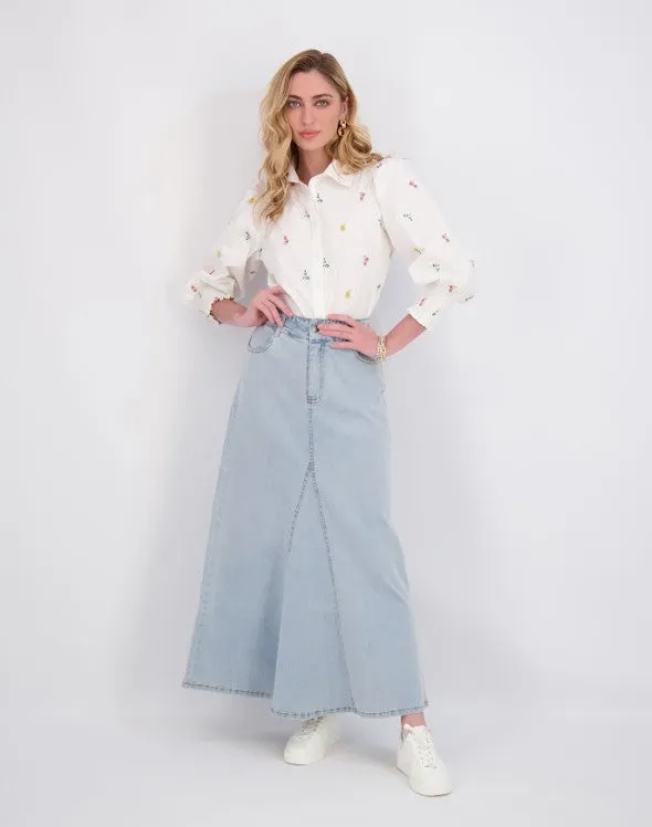 POPPY ALINE DENIM SKIRT