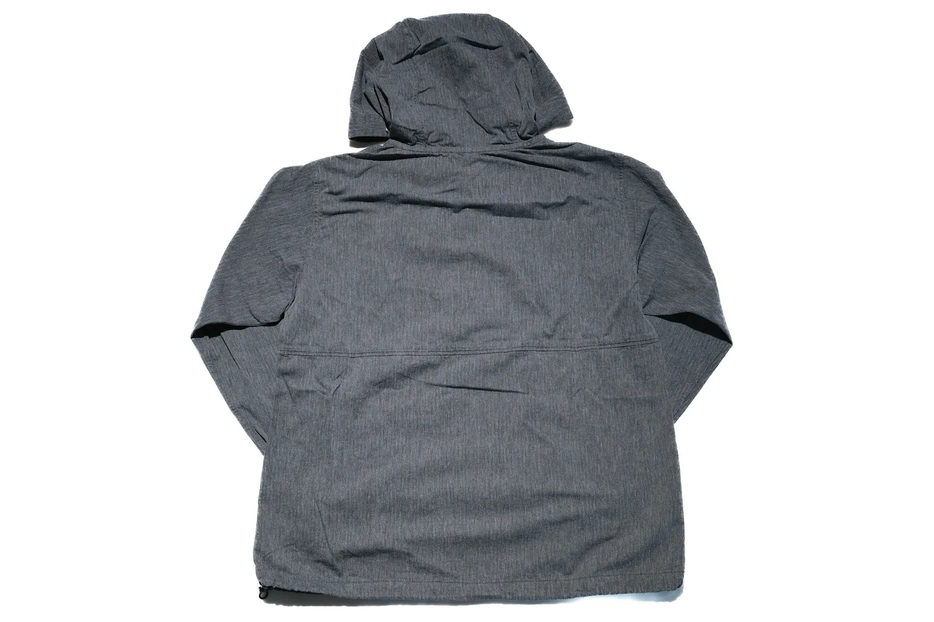 Pure Blue Japan "All-Seasons" HBT Hooded Pullover (Heather Grey X Black)