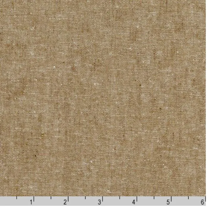 Solid - Essex Cotton-Linen Yarn-Dyed - Taupe # 1371 - Last 2 1/8 Yards