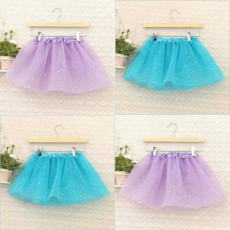 Stars Sequins Party Dance Skirt