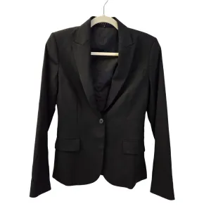 Theory Wool Blend One Button Blazer Jacket Size 6